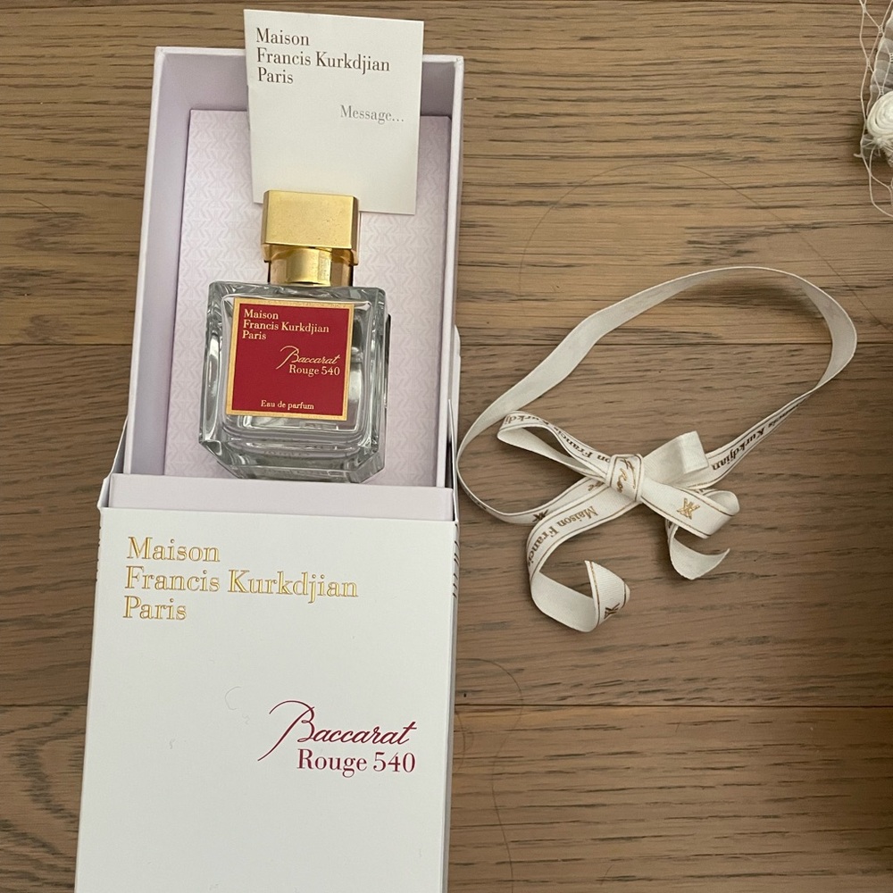 Francis Kurkdjian Baccarat Rouge 540 bottle EMPTY